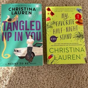 Christina Lauren Book Set - Tangled Up in You & My Favorite Half-Night Stand